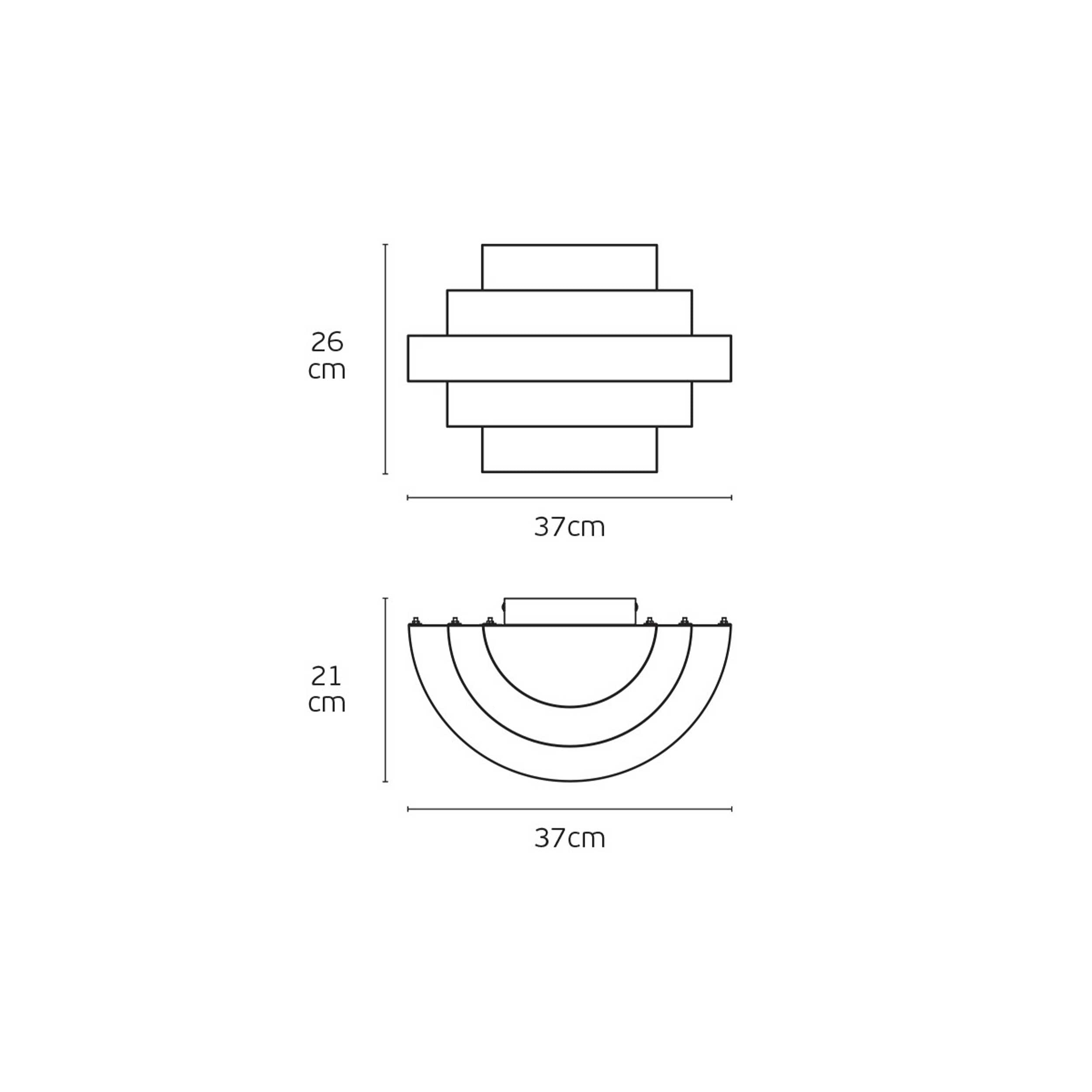 VK Light Aleria LED wall light