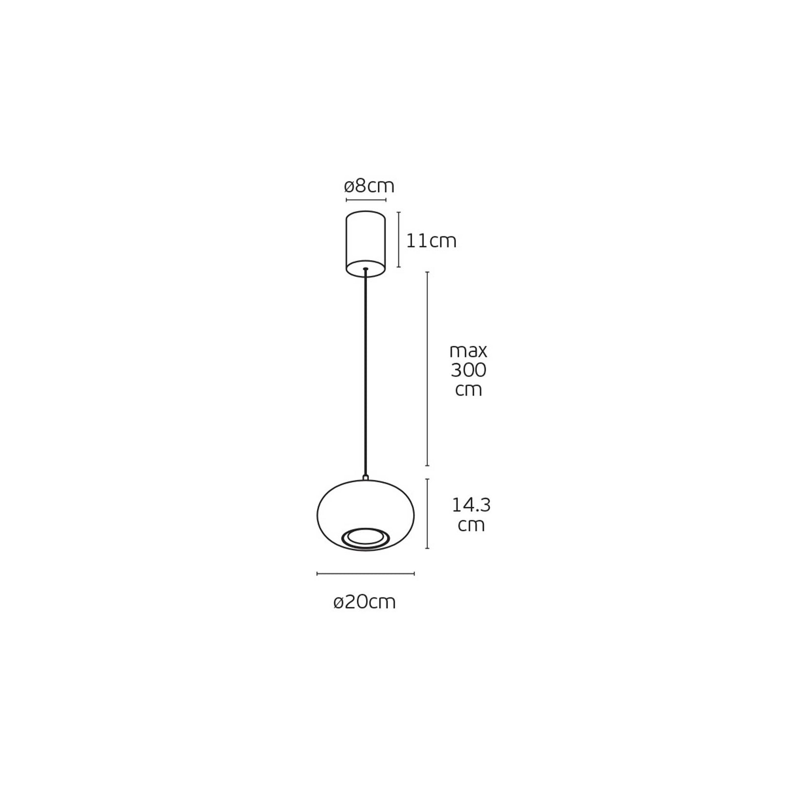 VK Light Iori LED pendant light