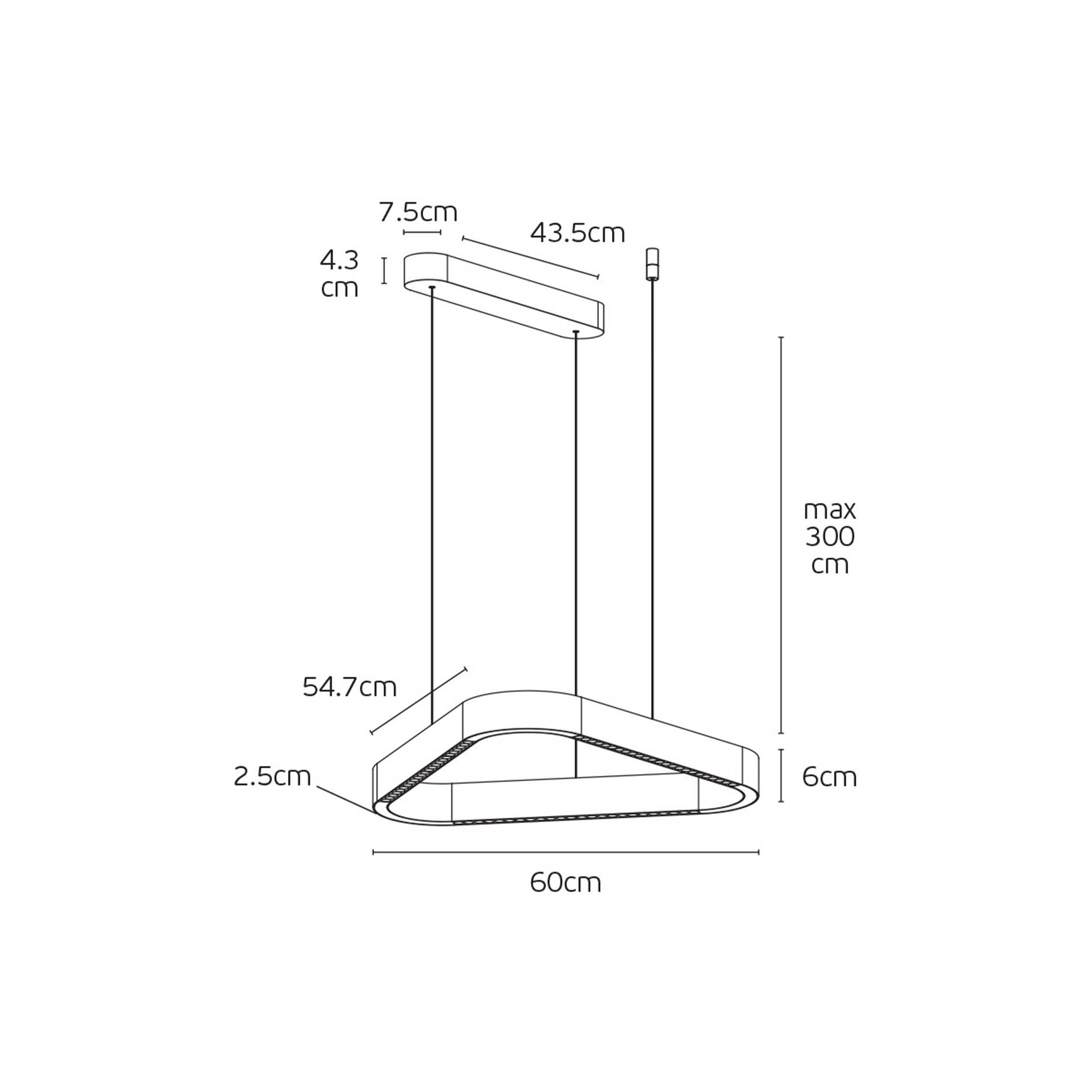 VK Light Aria LED pendant light