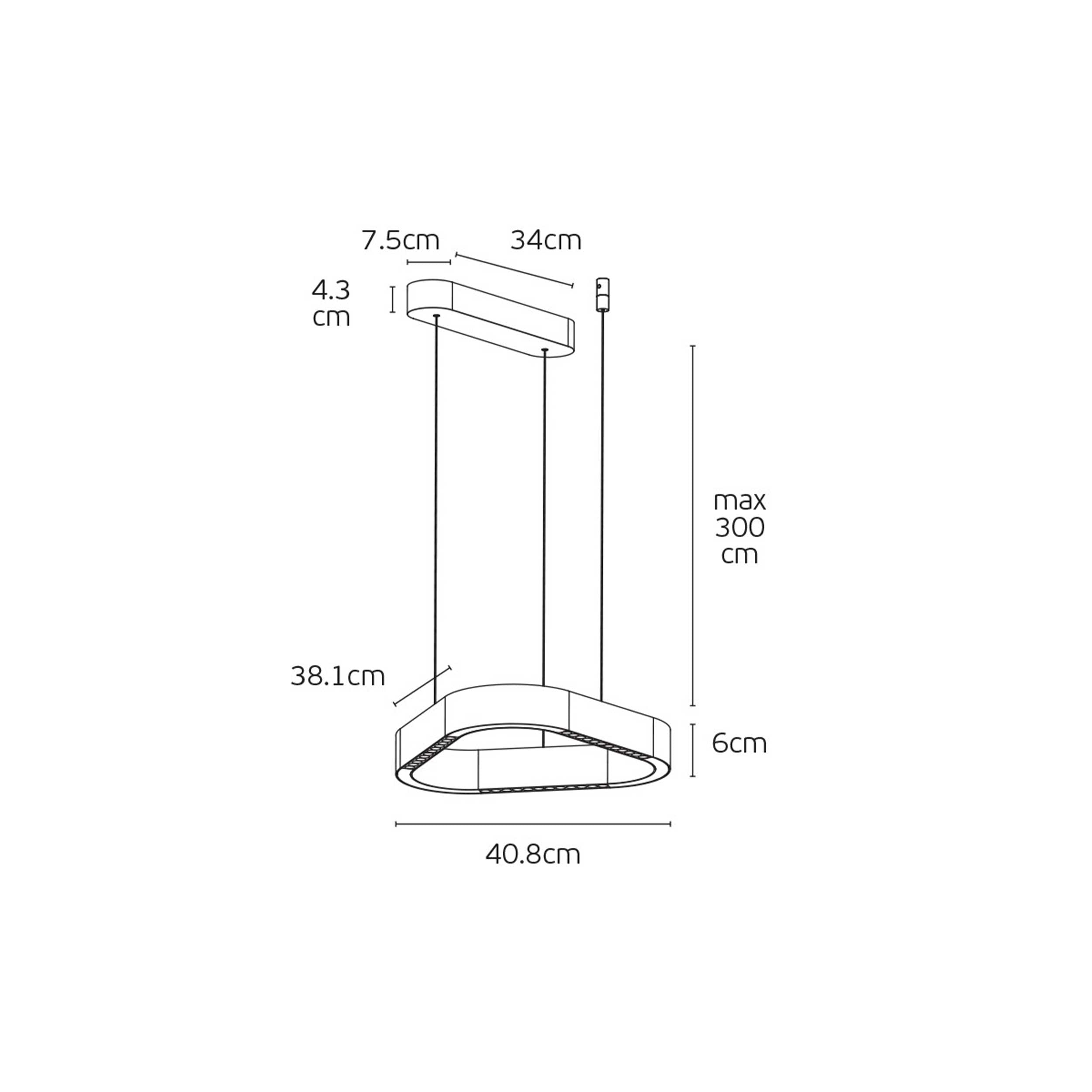 VK Light Aria LED pendant light