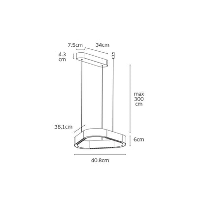 VK Light Aria LED pendant light