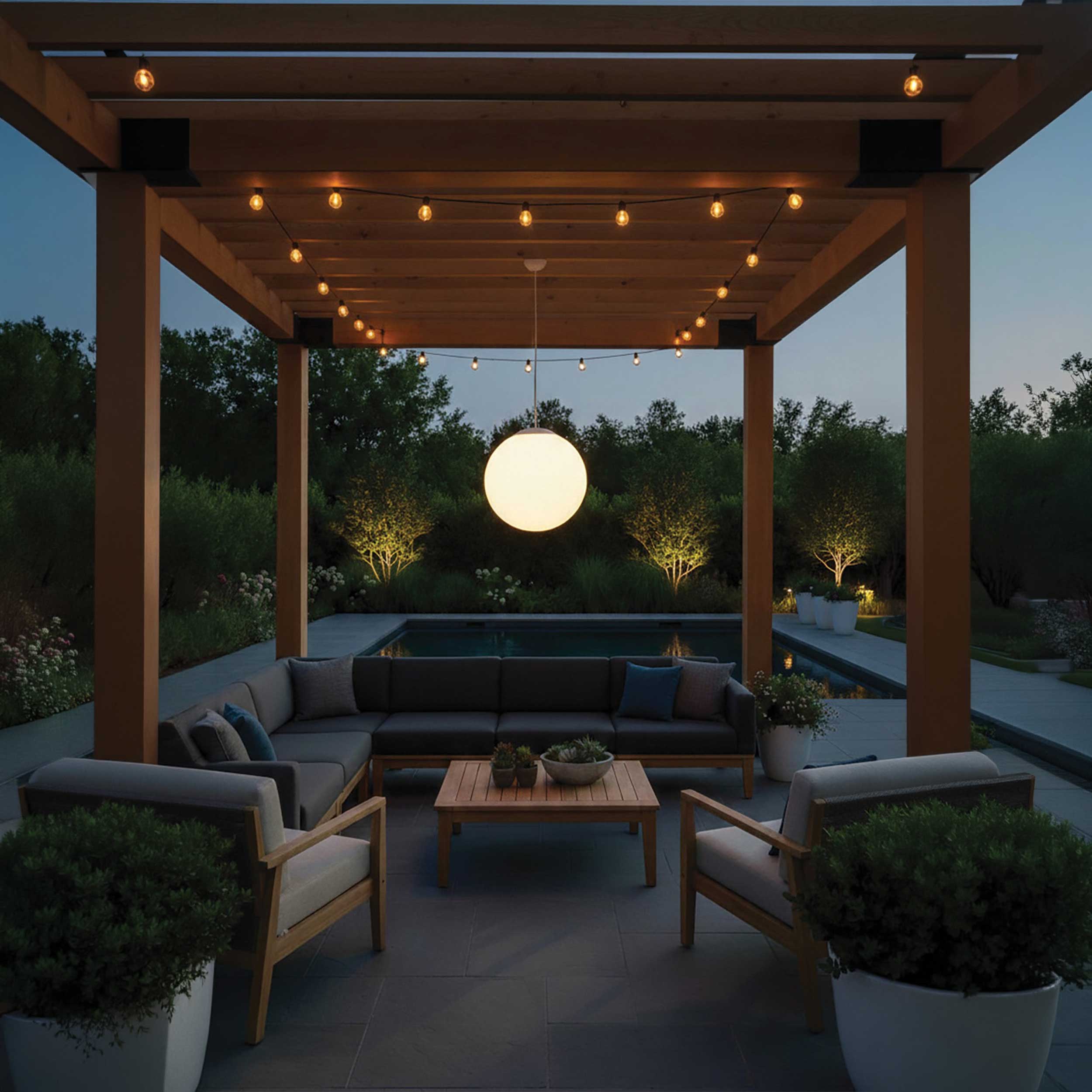 VK Light Bala LED Pendant light IP54