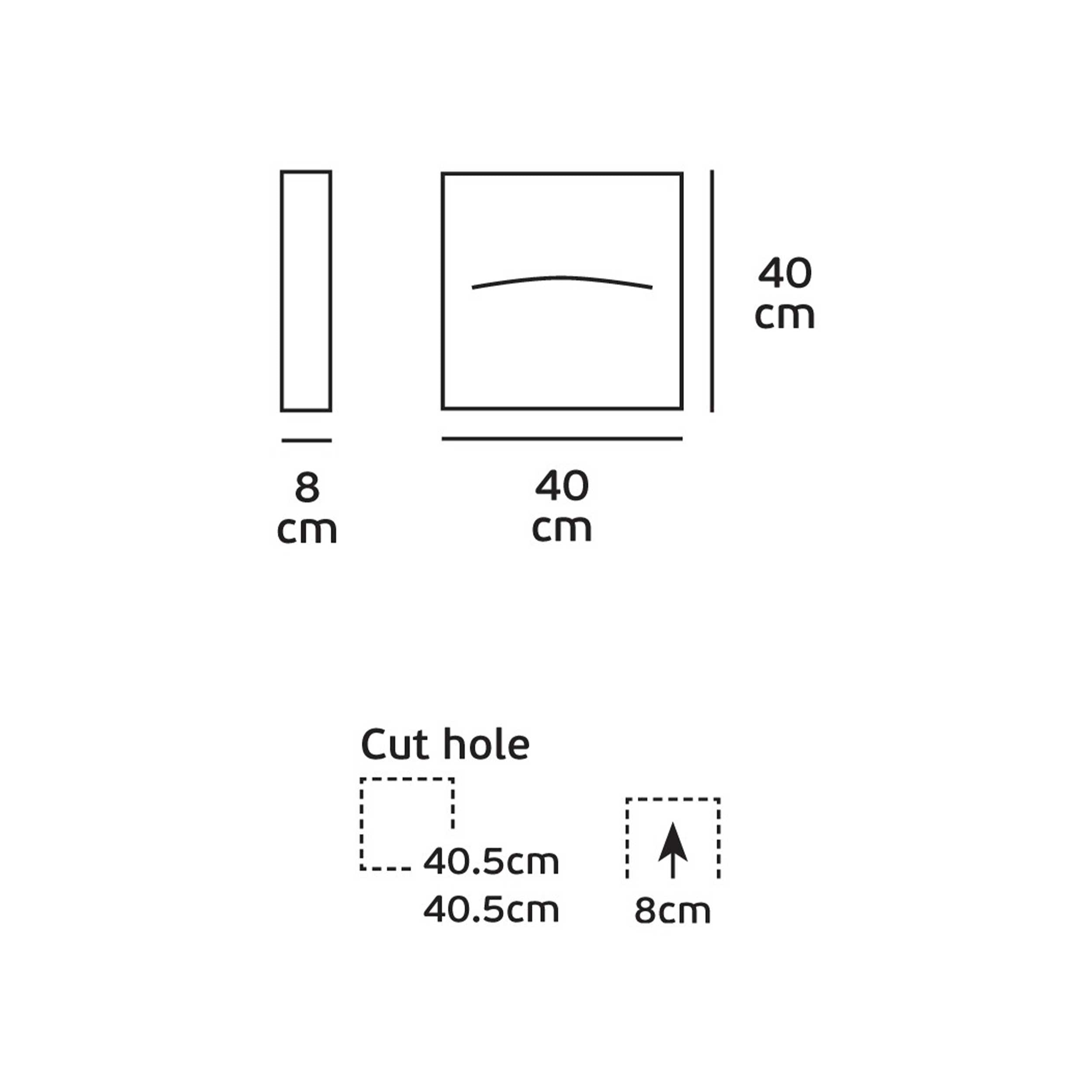 VK Light Don G9 recessed wall light