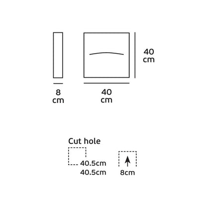 VK Light Don G9 recessed wall light