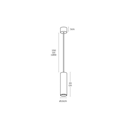 VK Light Edelle GU10 pendant light