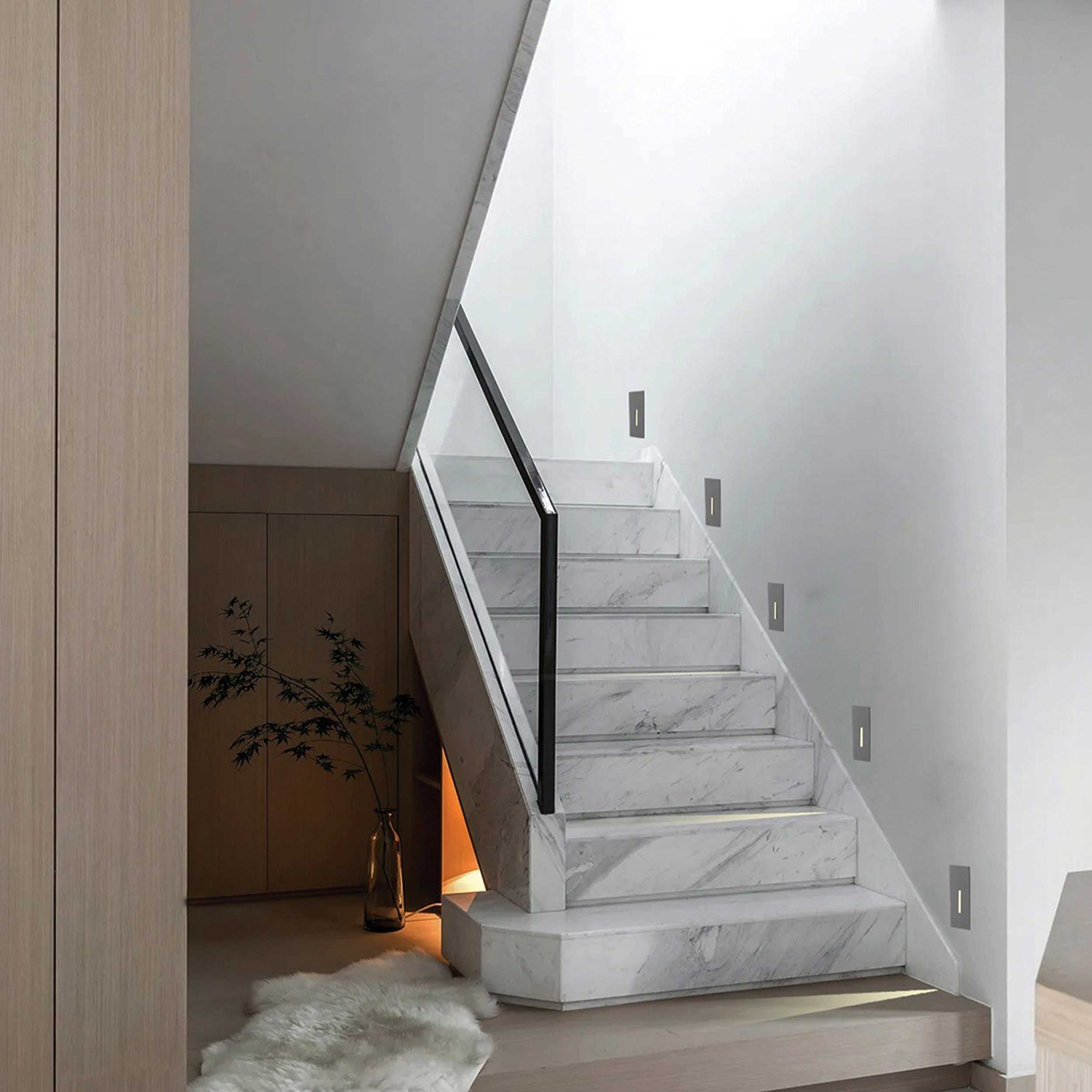 VK Light Fune S LED recessed stairwell light rectangular IP65