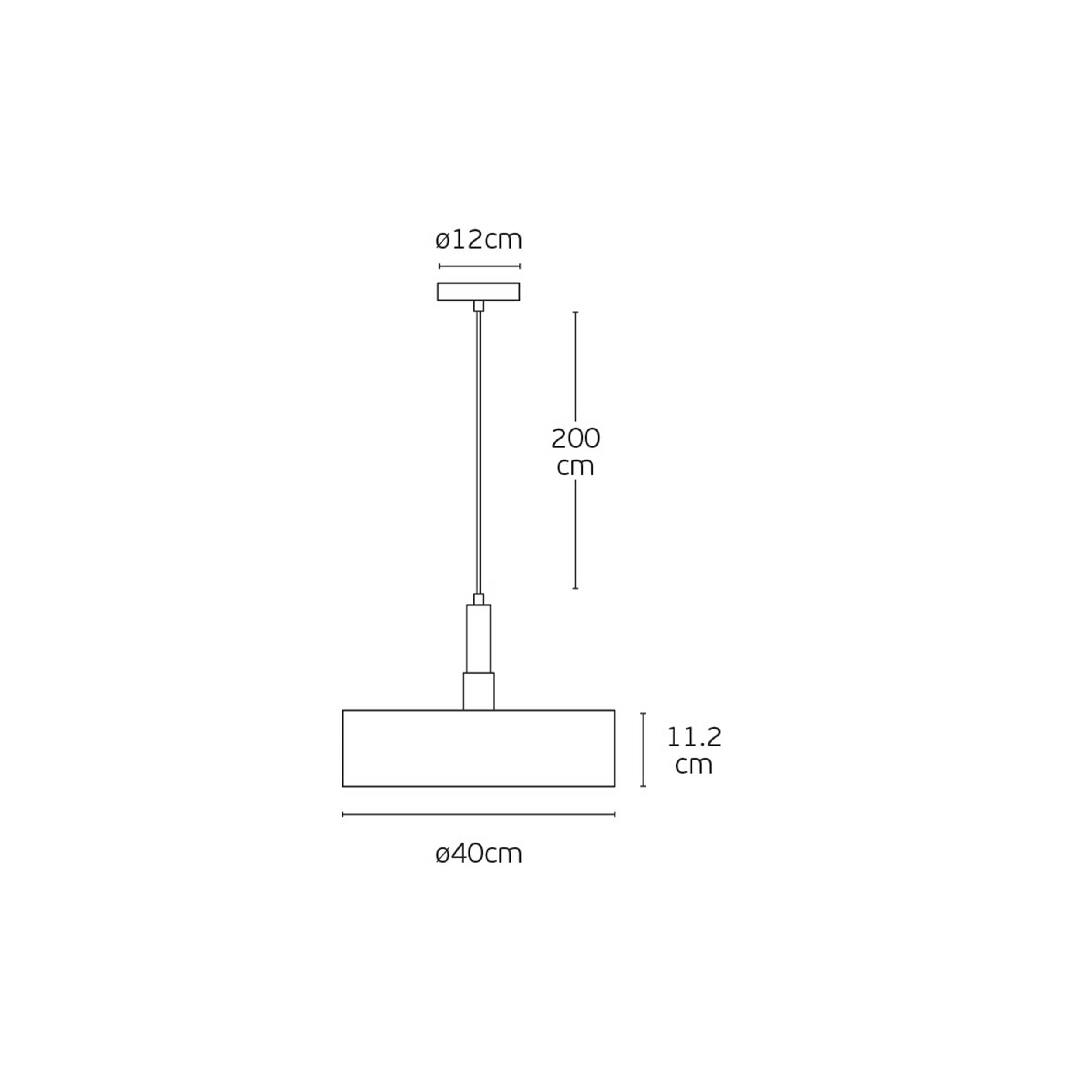 VK Light Halo E27 pendant light circular