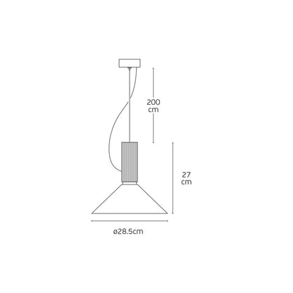 VK Light Halo E27 pendant light