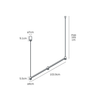 VK Light Iris LED pendant light
