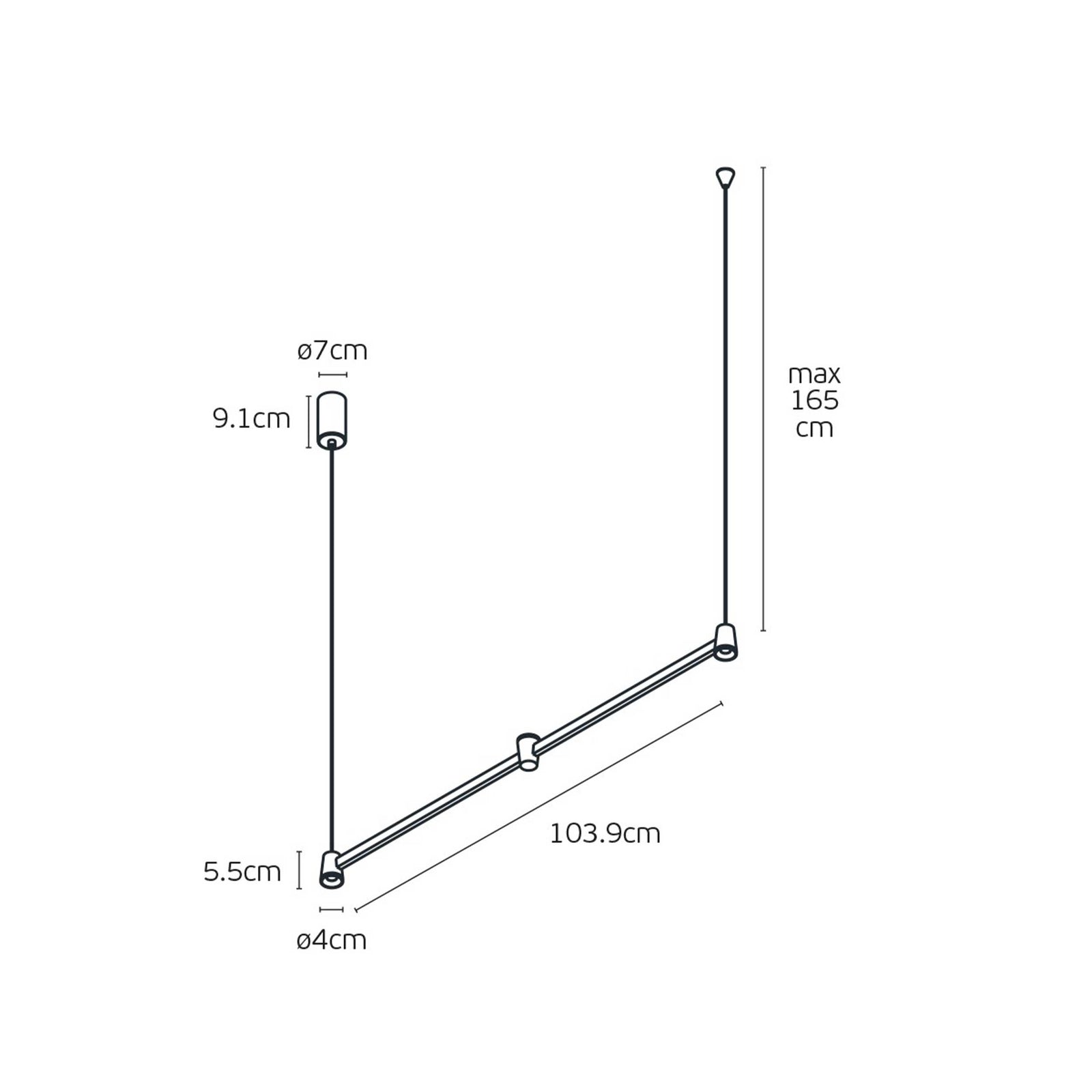 VK Light Iris LED pendant light