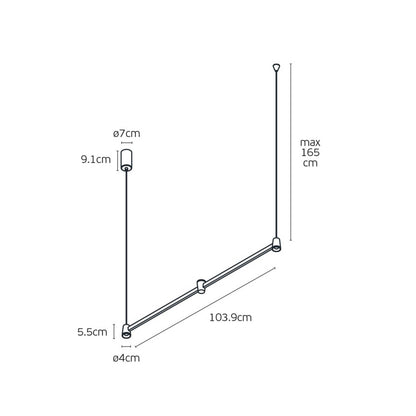 VK Light Iris LED pendant light