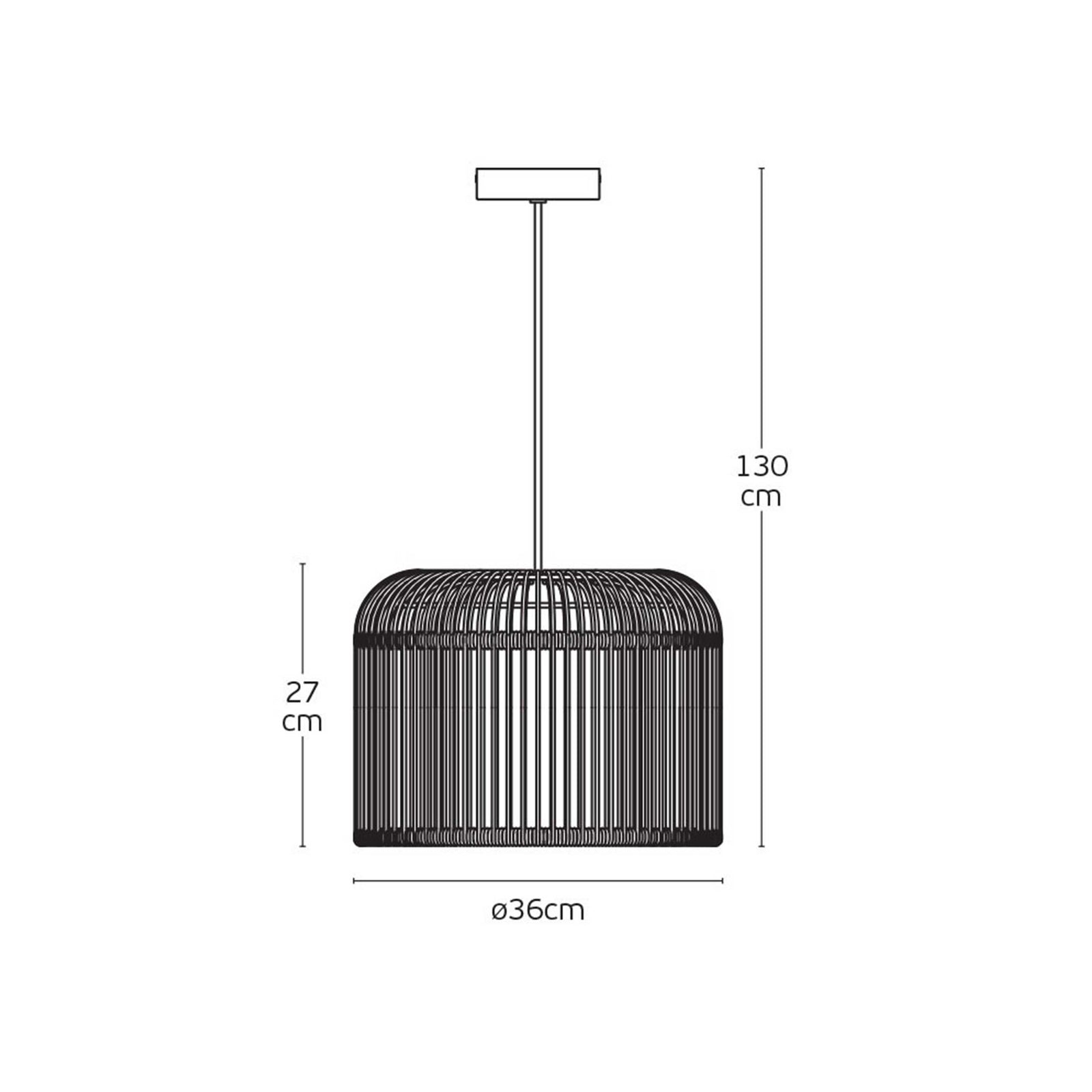 VK Light Keli E27 pendant exterior light IP44