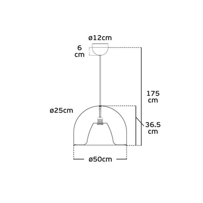VK Light Kimi E27 pendant light
