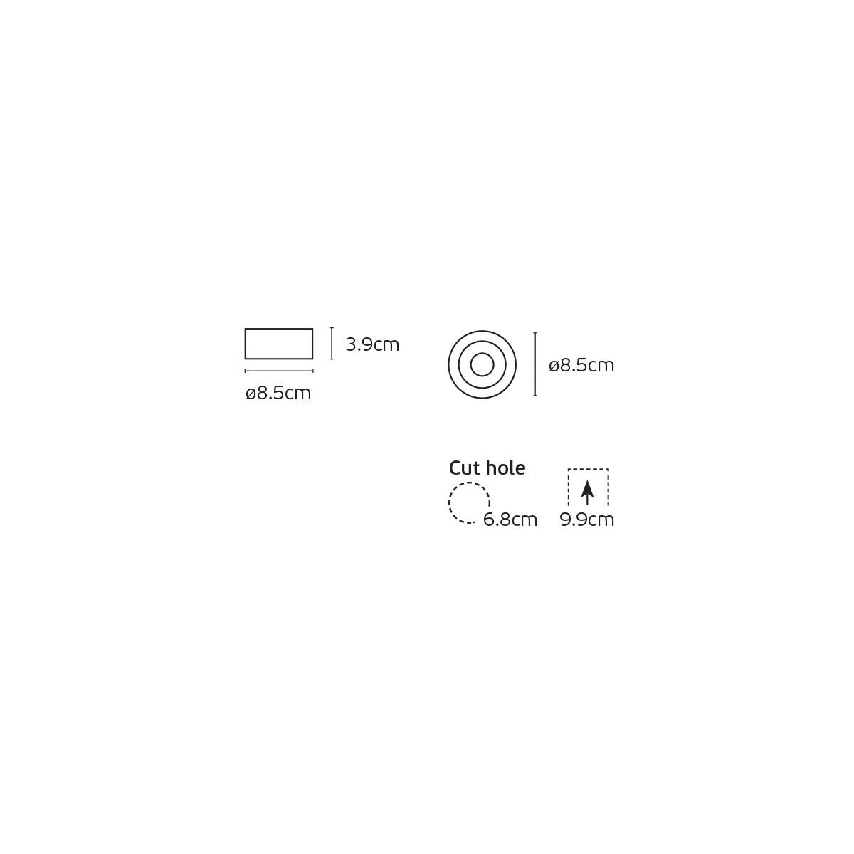 VK Light Celeno GU5.3 Recessed Spot light IP65