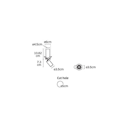 VK Light Coko LED Single Trimless Recessed light