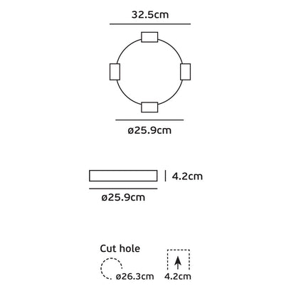 VK Light Dream LED Trimless Recessed light fixed
