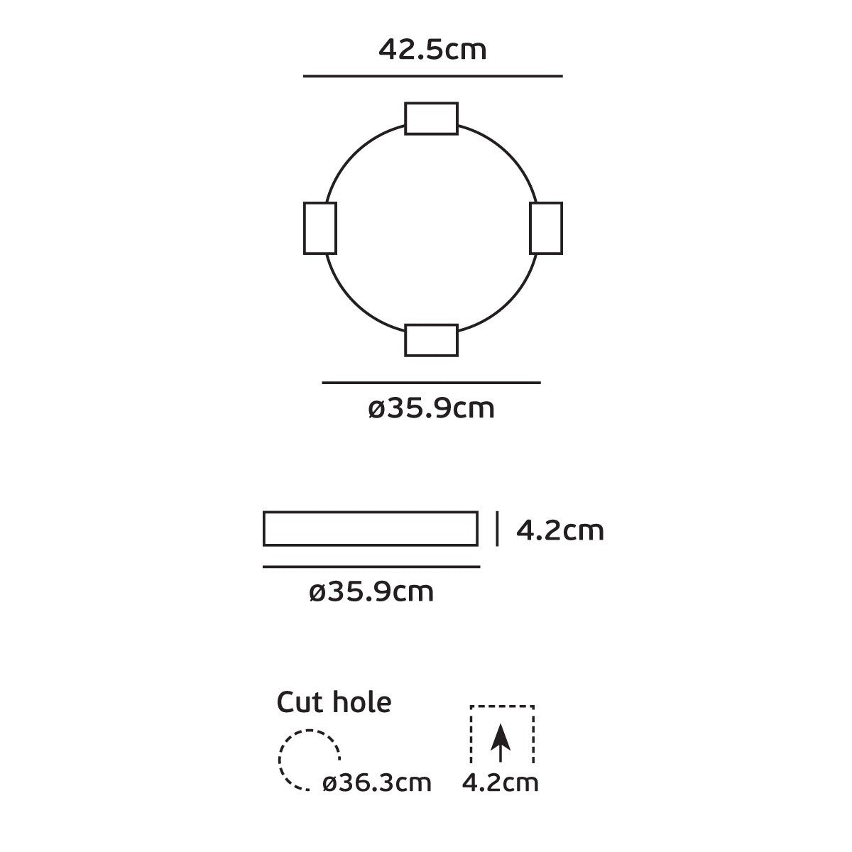 VK Light Dream LED Trimless Recessed light fixed