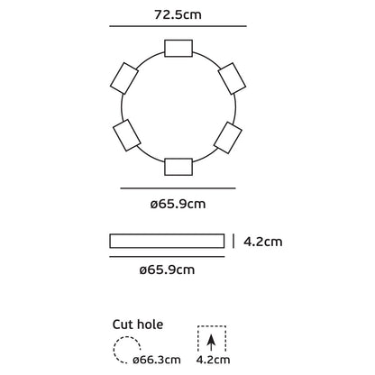 VK Light Dream LED Trimless Recessed light fixed