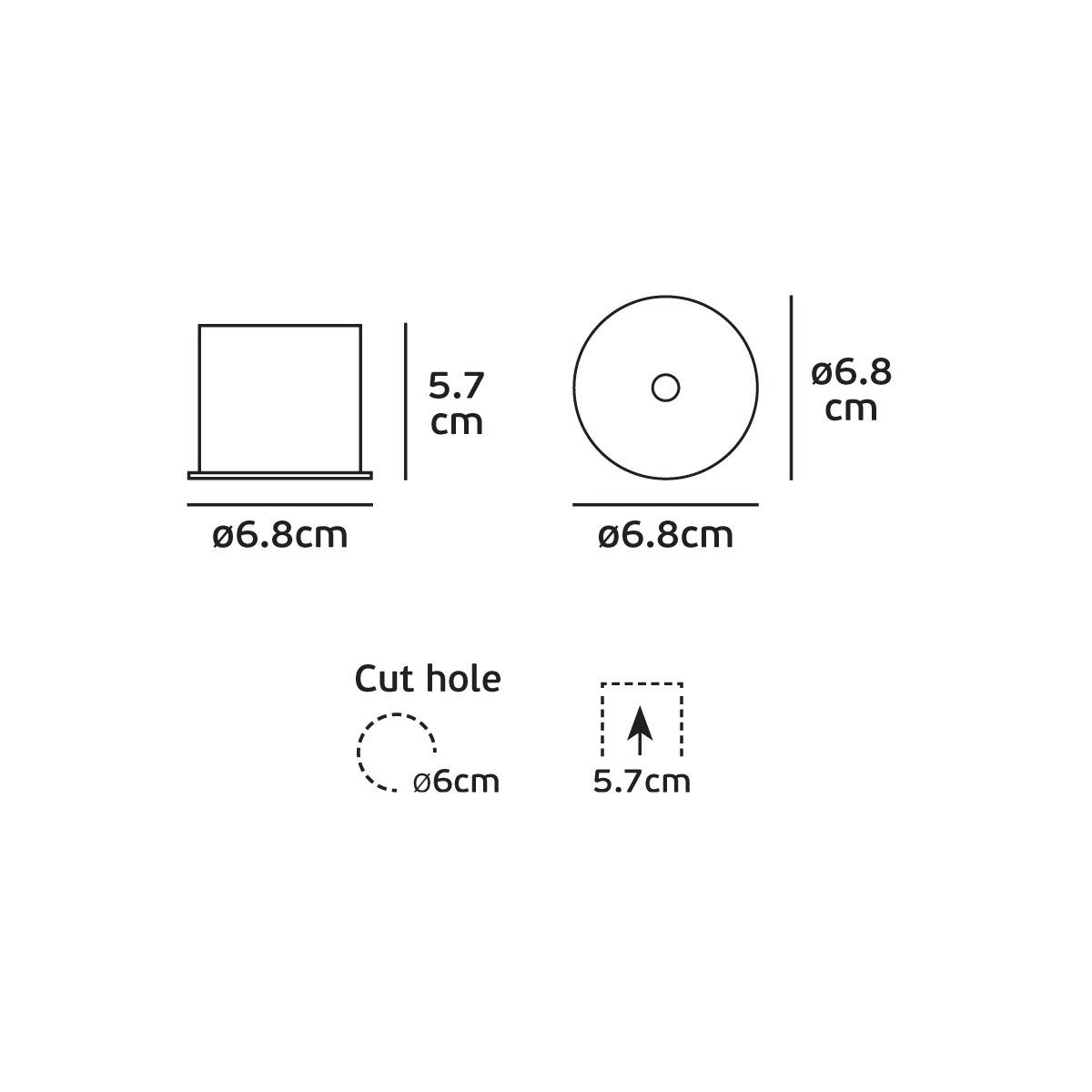 VK Light Habi LED Recessed light
