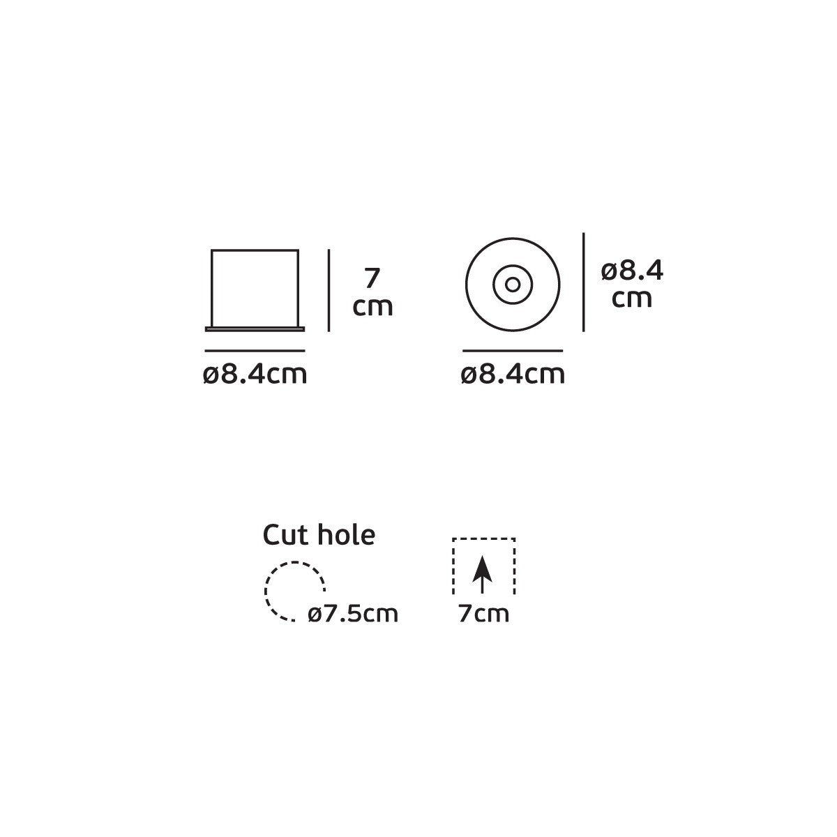 VK Light Presto LED Recessed light