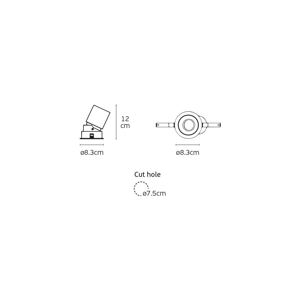 VK Light Bole LED Recessed light