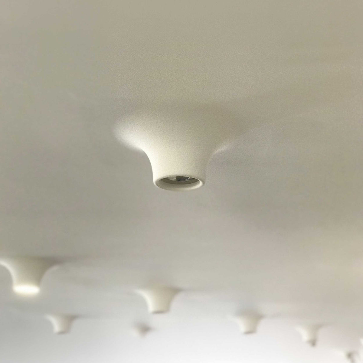VK Light Trimless Plaster GU10 Recessed light with protruding tube