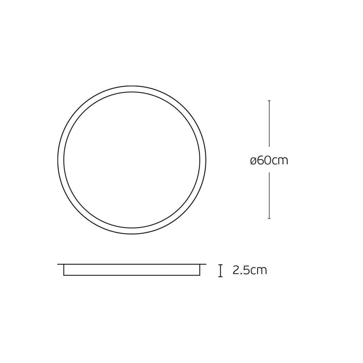 VK Light Wabi LED Ceiling light