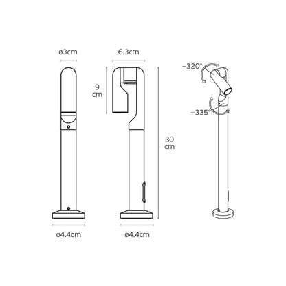 VK Light Lip LED Pole light IP65
