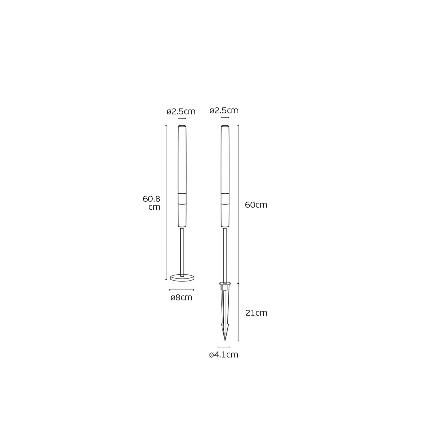 VK Light Mim LED Pole light IP65