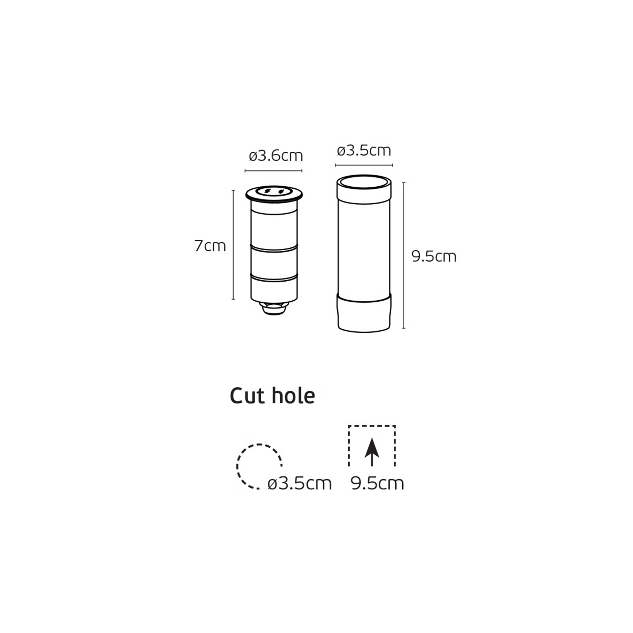 VK Light Moom LED Pole light IP67