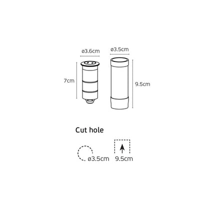VK Light Moom LED Pole light IP67