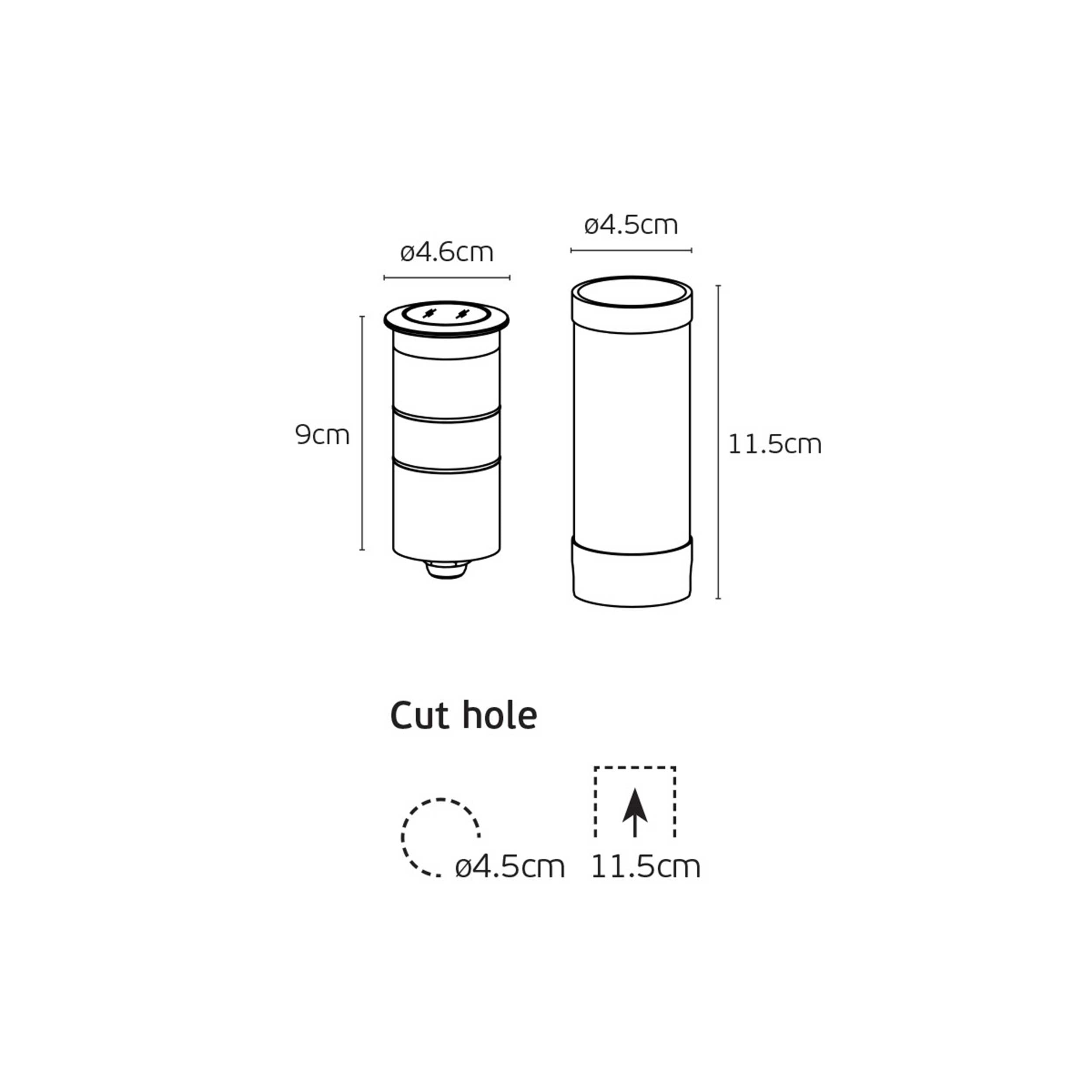 VK Light Moom LED Pole light IP67