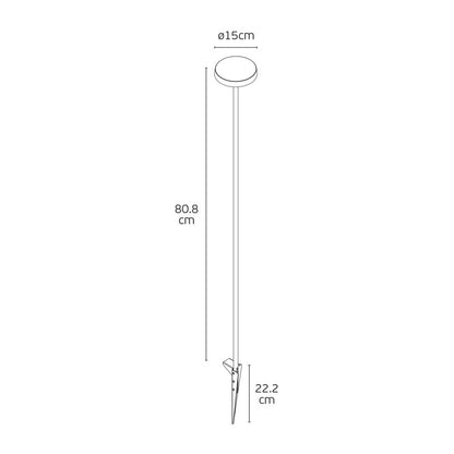 VK Light Mush LED light with IP65 base