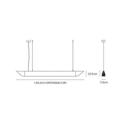 VK Light Mute Slim LED Acoustic Pendant light