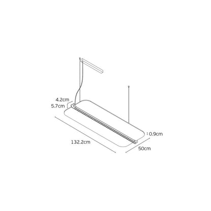 VK Light Mute L LED suspended acoustic light horizontal