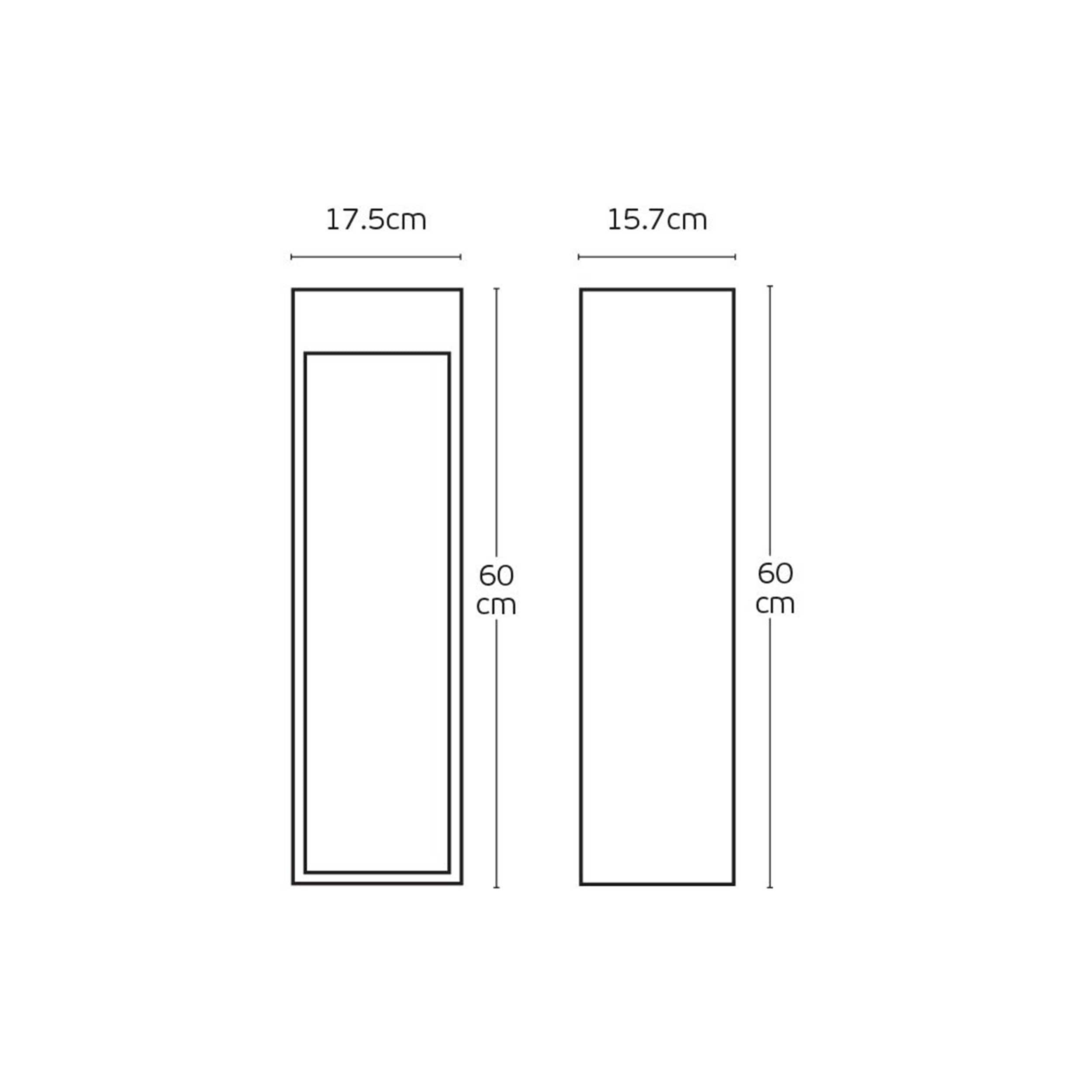 VK Light Natu III LED exterior post light IP65