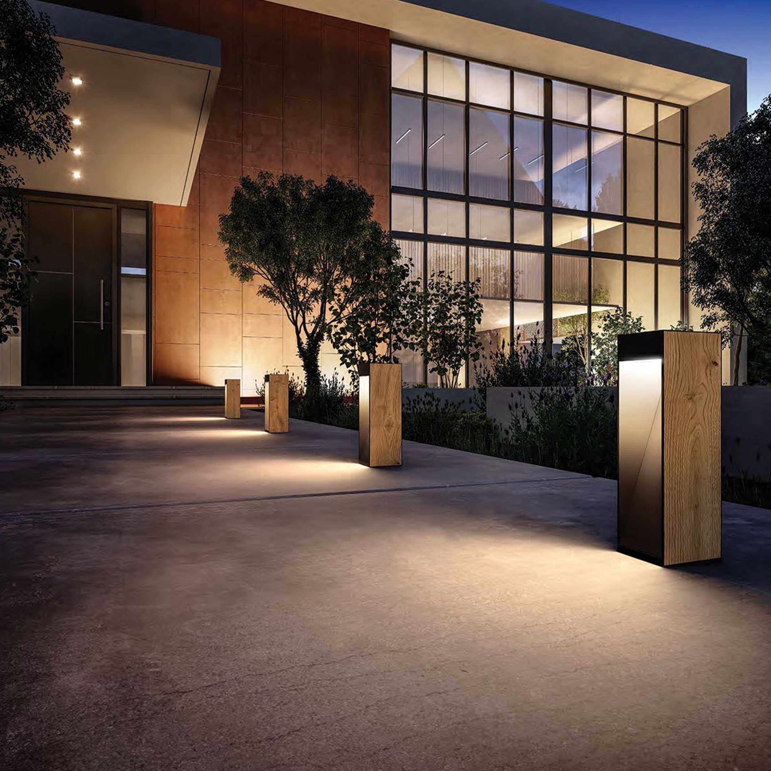 VK Light Natu III LED exterior post light IP65