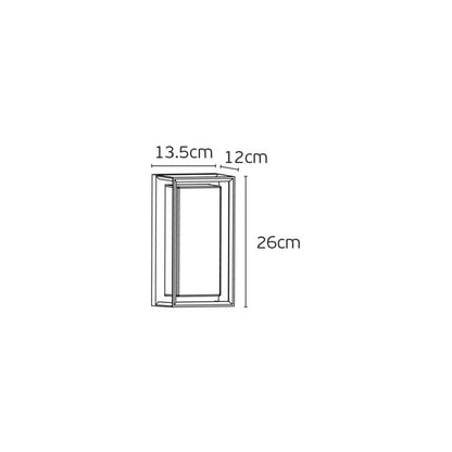 VK Light Neon LED Wall light IP65 Rectangular