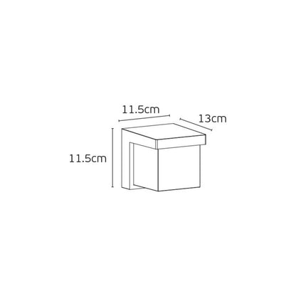 VK Light Neon LED Wall light IP65 Square