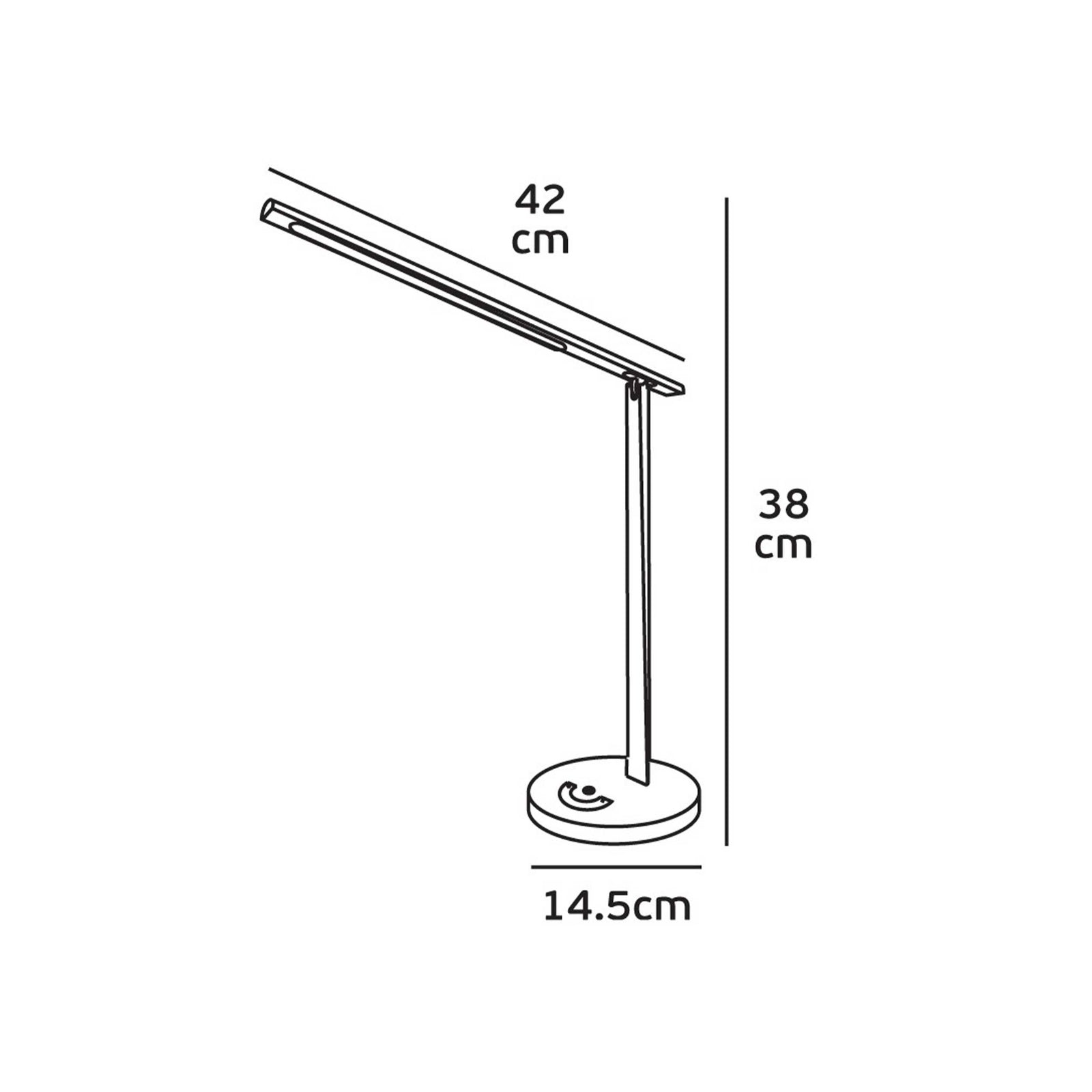VK Light Nia LED Linear table light dimmable 3CCT