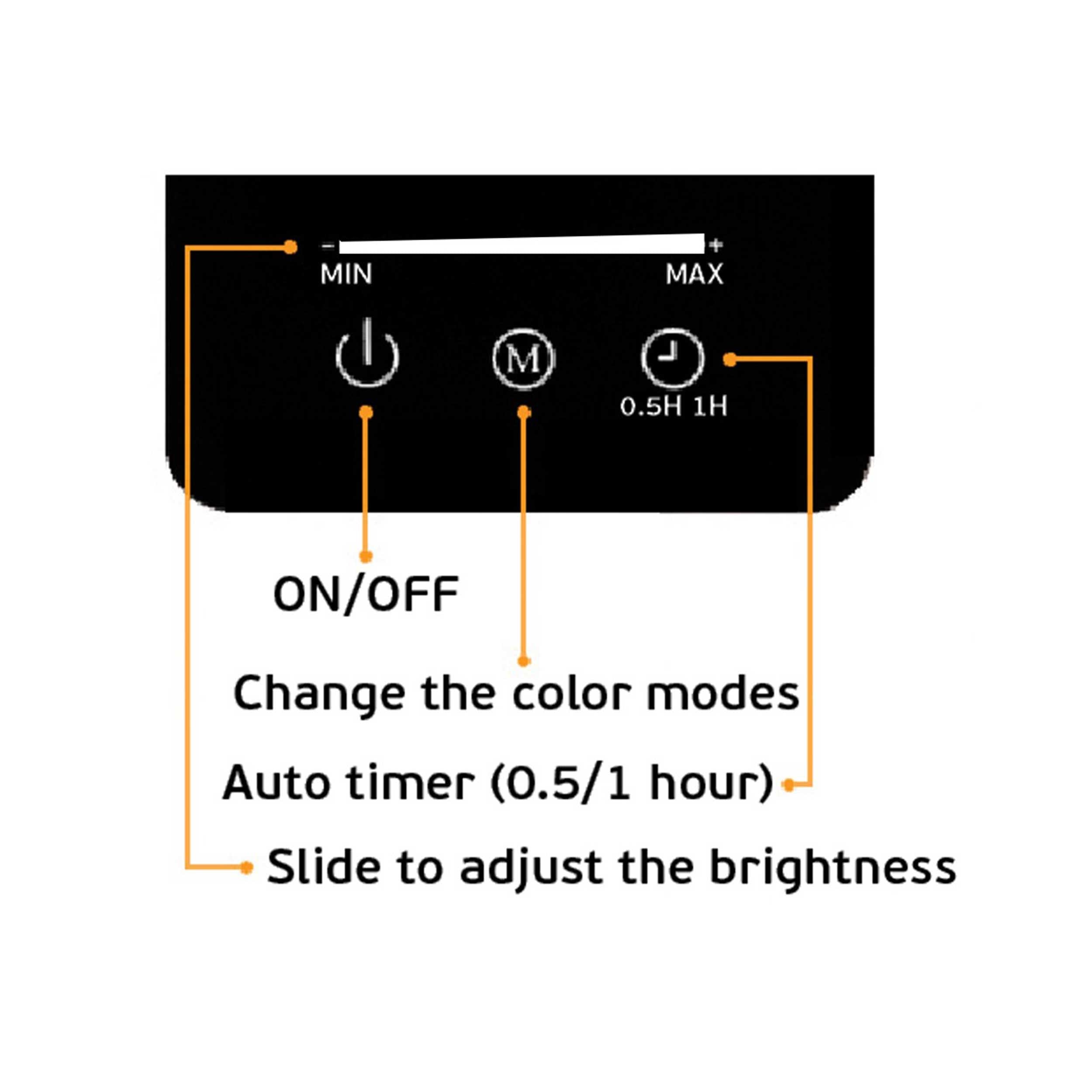 VK Light Nia Square LED table light dimmable 3CCT
