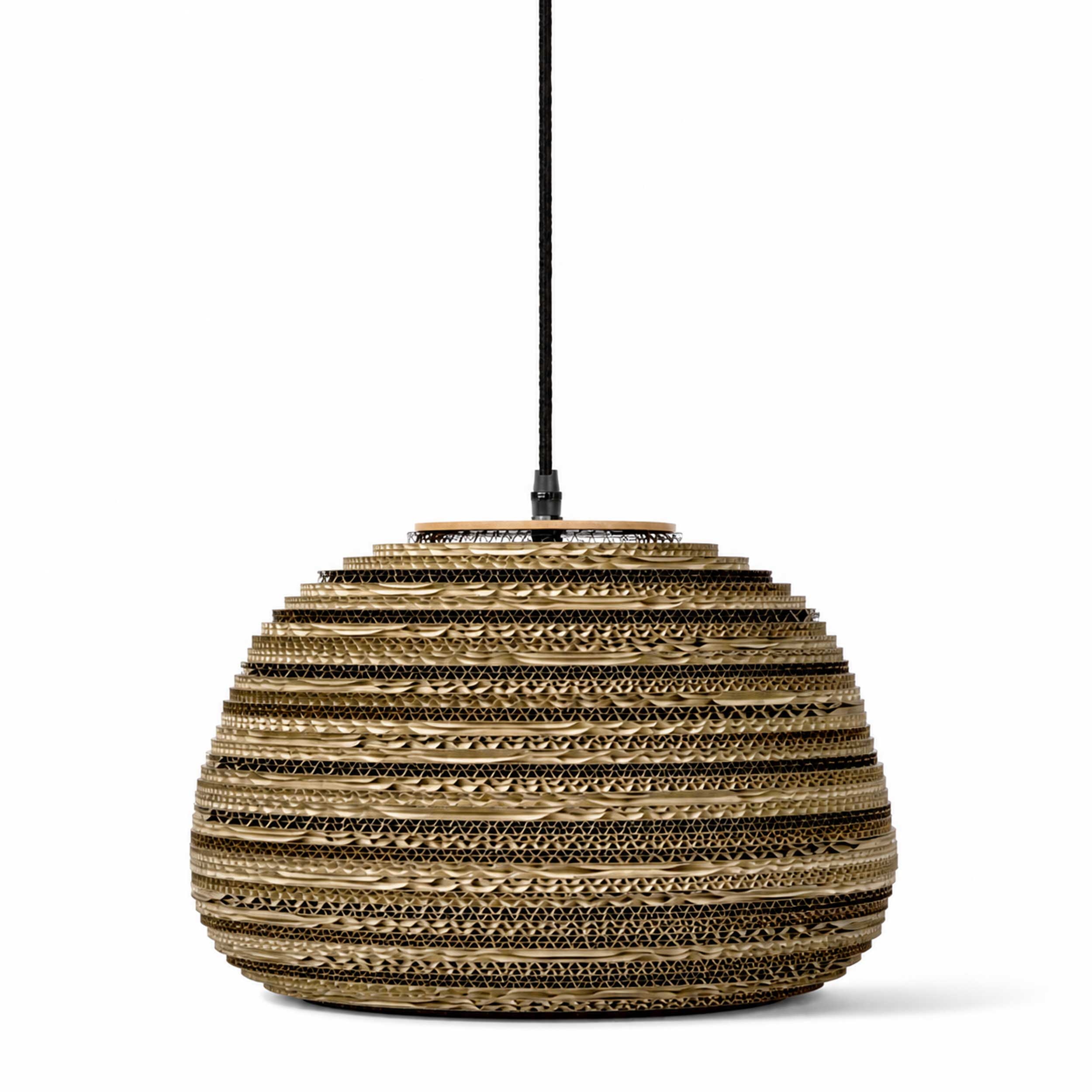 VK Light Noem E27 hanging paper light oval