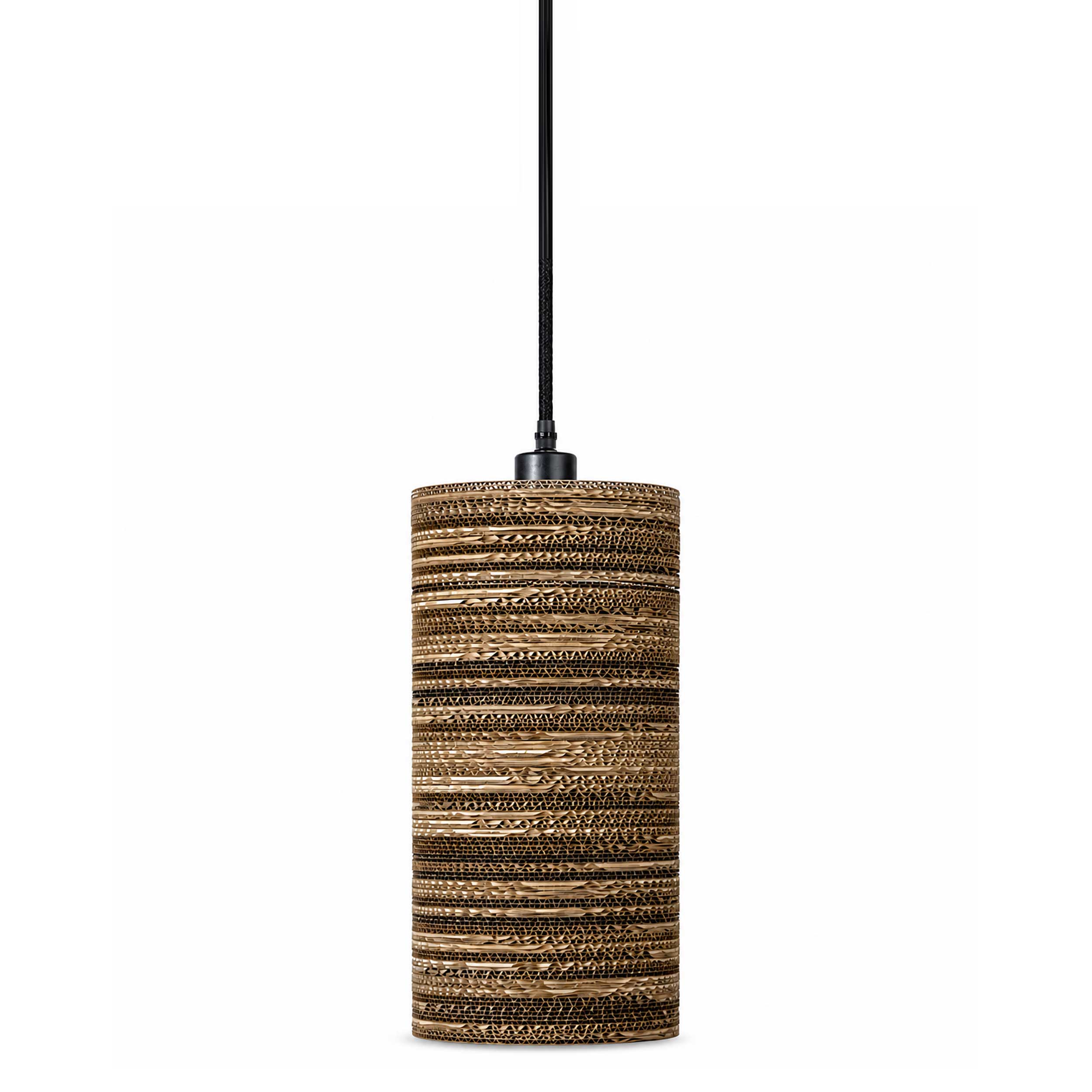 VK Light Noem E27 hanging paper light cylindrical