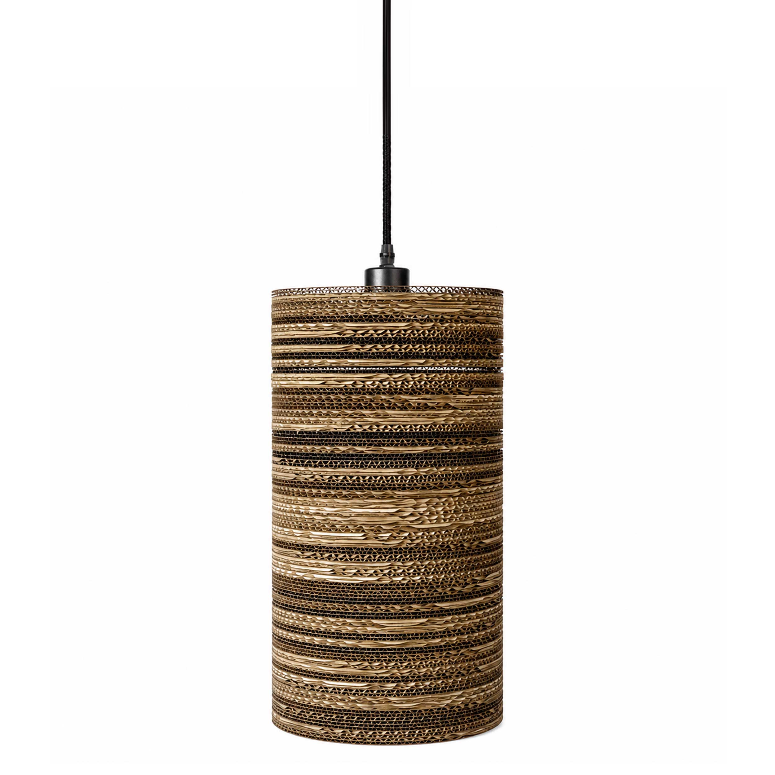 VK Light Noem E27 hanging paper light cylindrical