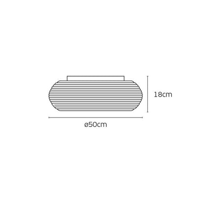 VK Light Oak LED Ceiling light