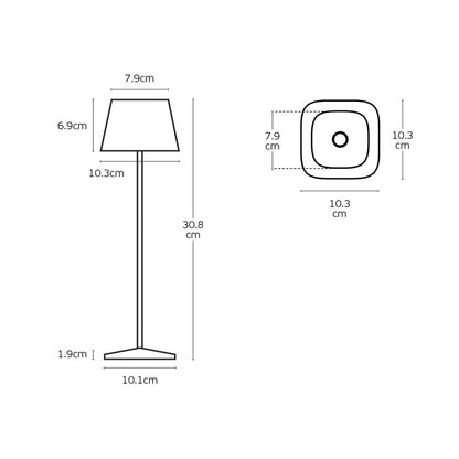 VK Light Opos LED table portable light IP65 square