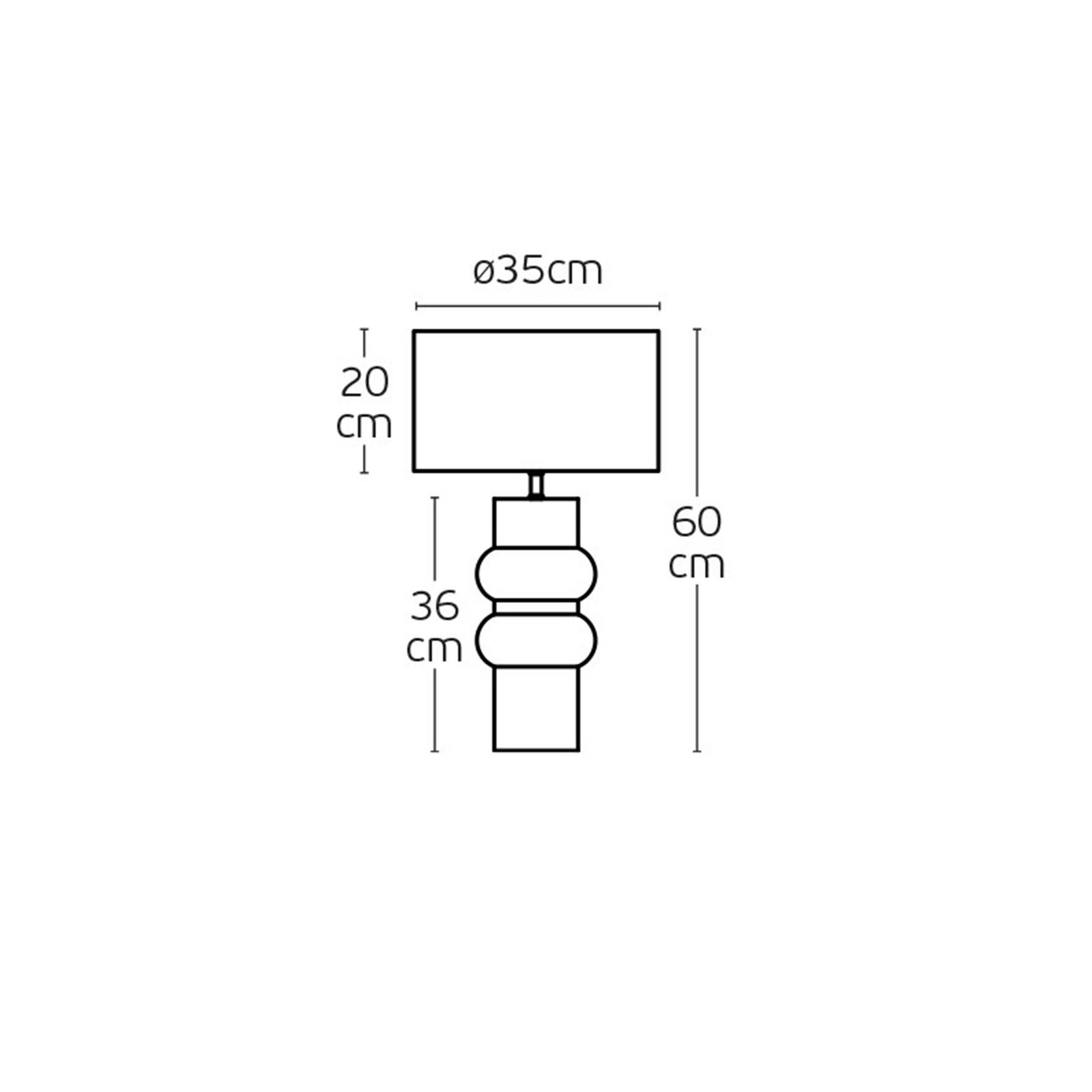 VK Light Otto E27 table light