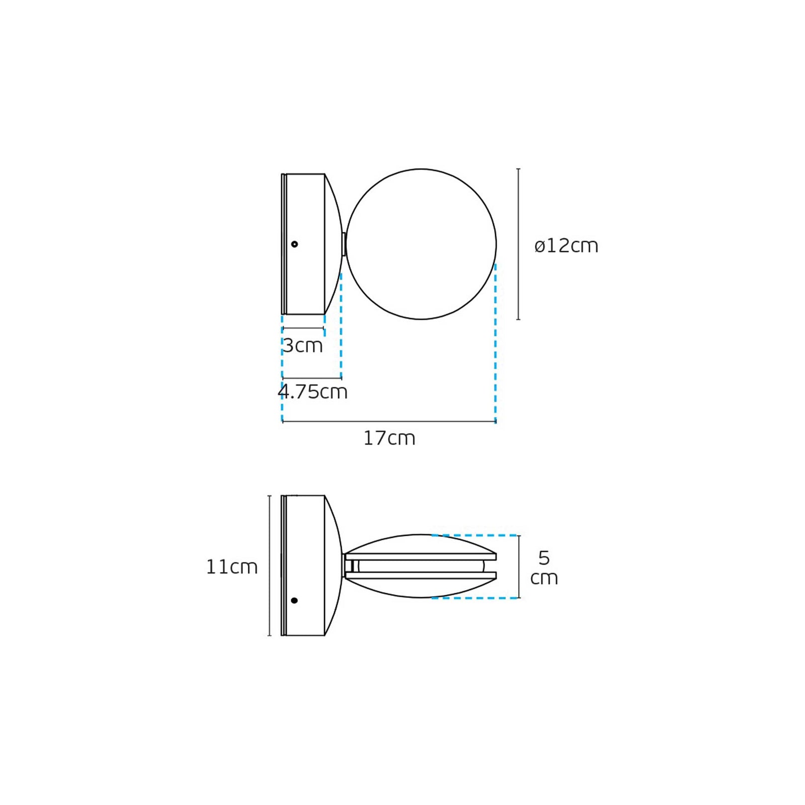 VK Light Pint LED Wall light IP54