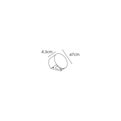 VK Light Pit LED Wall light IP65 Round