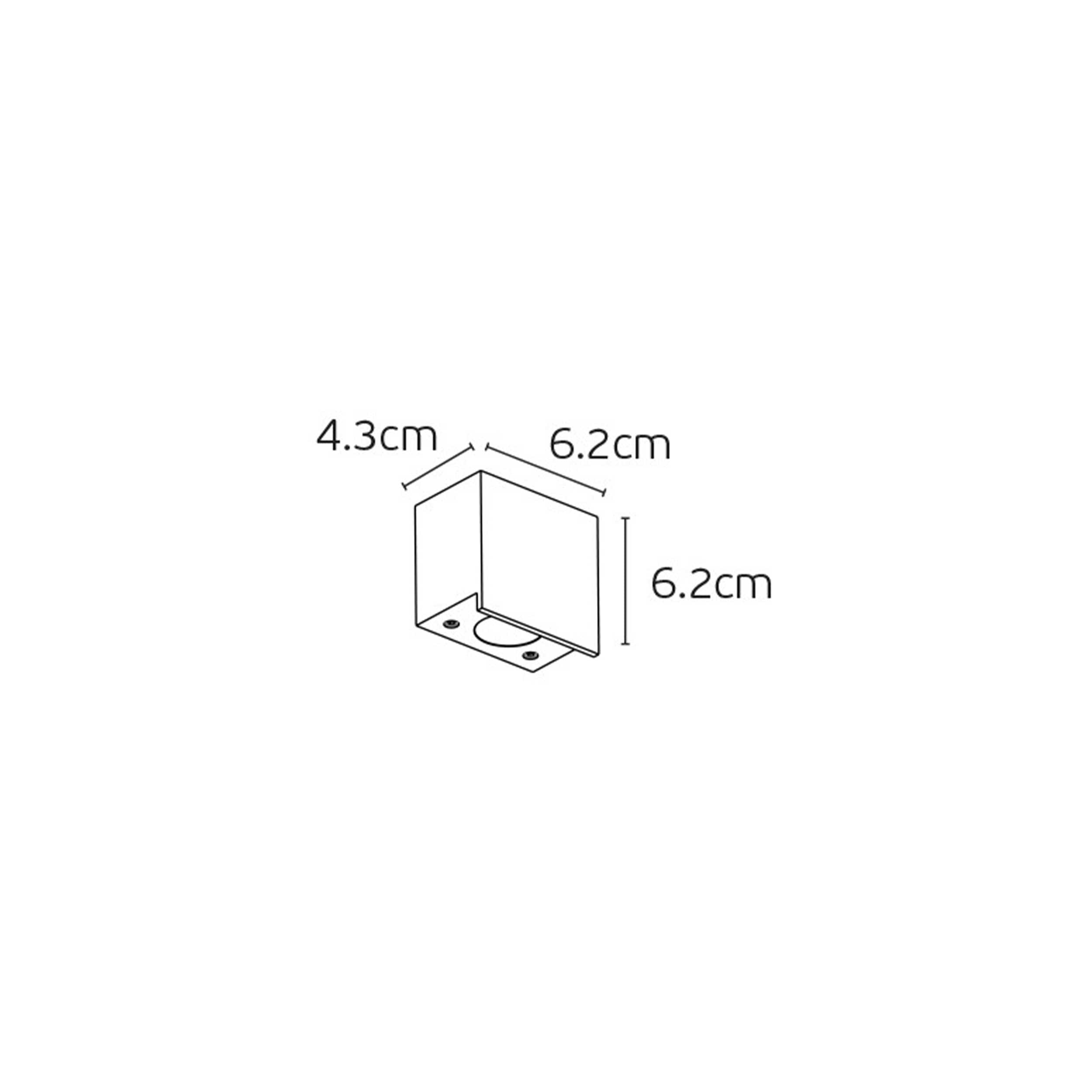 VK Light Pit LED Wall light IP65 Square